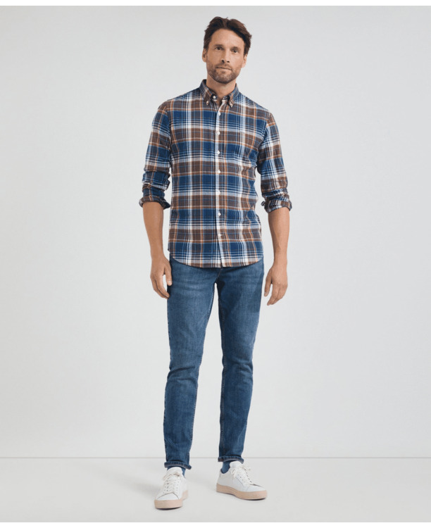 Light Flannel Multi Check Shirt