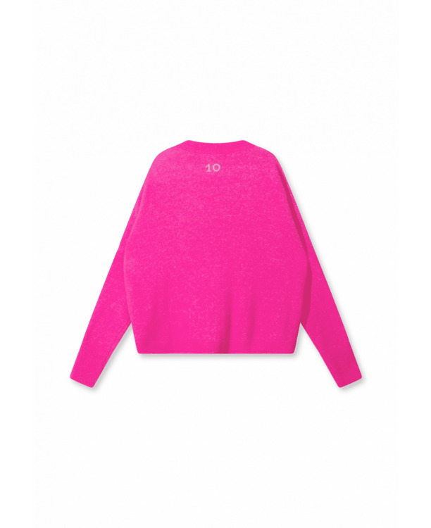 10DAYS Dames V-hals gebreide trui alpaca wol