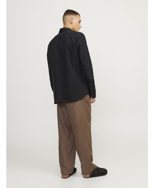 Slim Fit Band Collar Long Sleeves (L/S)