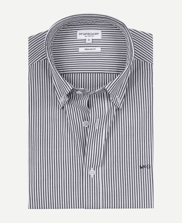 Striped Poplin Shirt