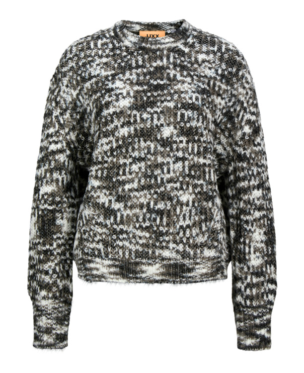 JXSIMONE SPACE DYE CREW NECK KNIT S