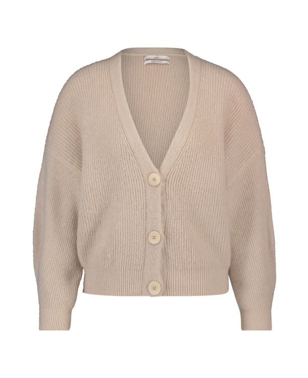 Aaiko Dames Mohair Cardigan Sand Shell