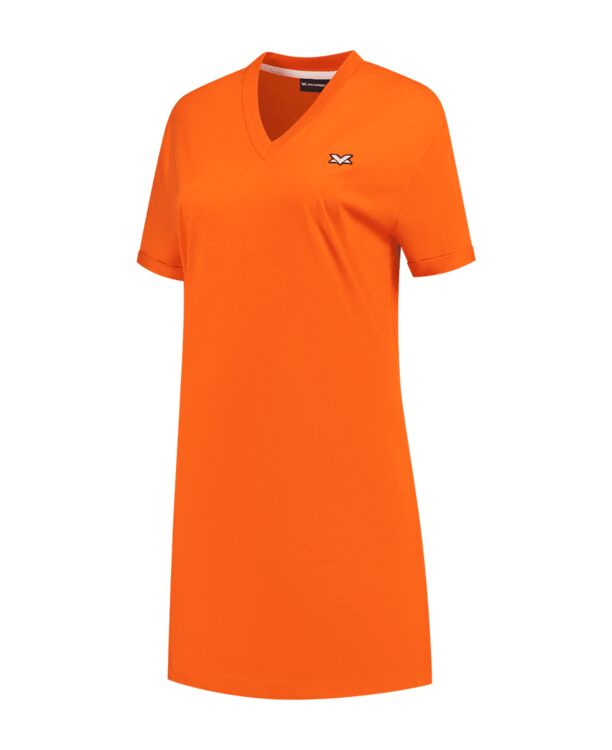 MV T-shirt Jurk - Oranje