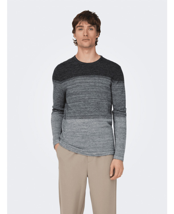 ONSPANTER LIFE 12 STRUC CREW KNIT N