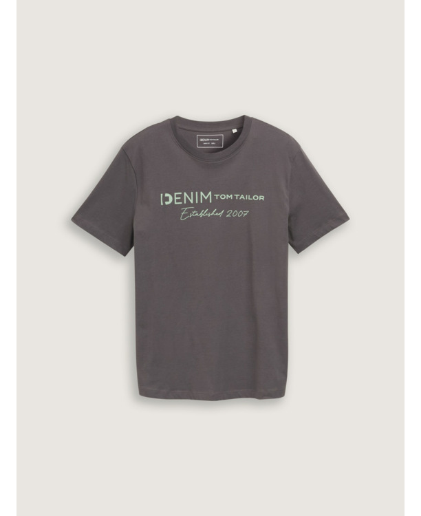 T-shirt met logo-opdruk