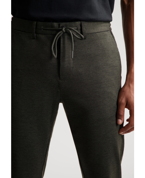 Dstrezzed Heren Mini Patroon Tapered Jogger Sweatpants