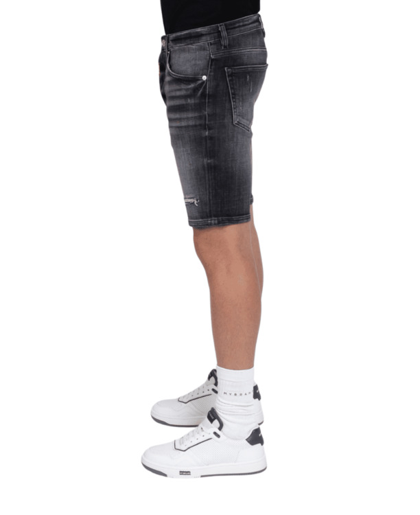 MB SMALLE ZWARTE KORTE JEANS ZWART HEREN