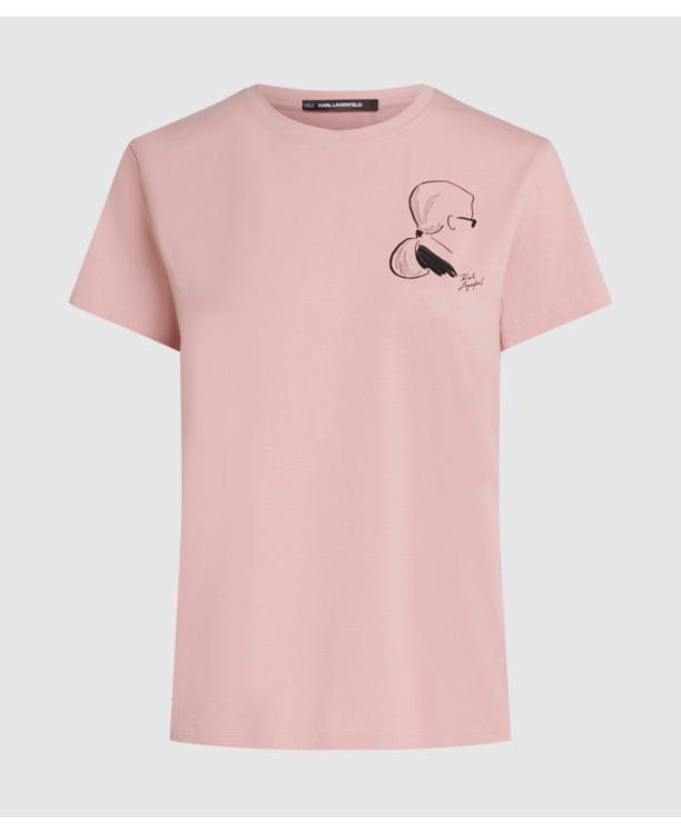 SKETCH CAMEO PRINT T-SHIRT