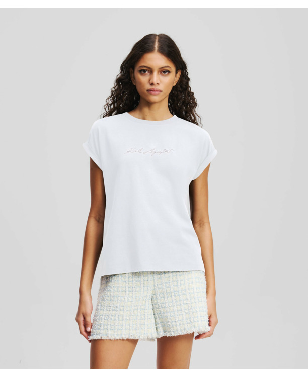 SIGNATURE RHINESTONE T-SHIRT