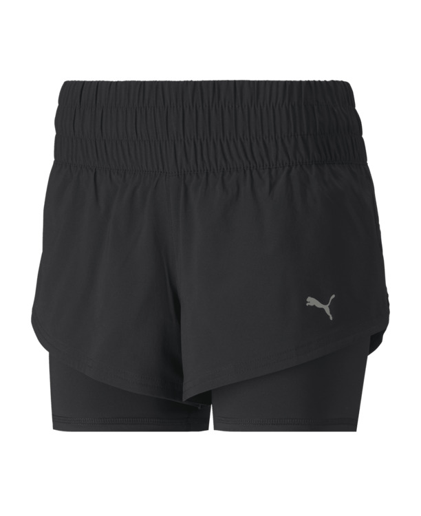 Laatste Ronde 2in1 Short Puma Zwart Vrouwen