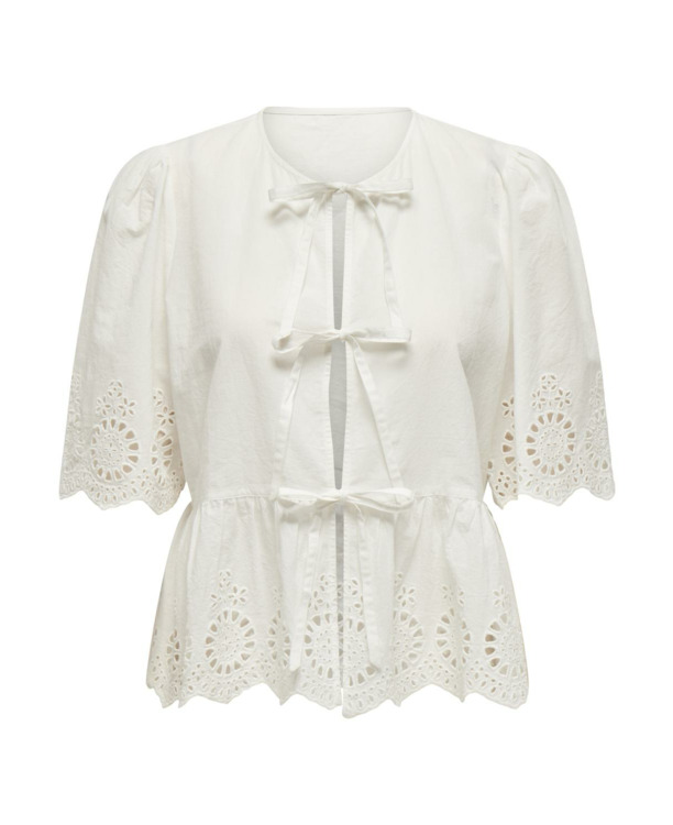 Regular Fit V-Neck Short Sleeves (S/S) Basic top met V-hals en korte mouwen voor een normale pasvorm