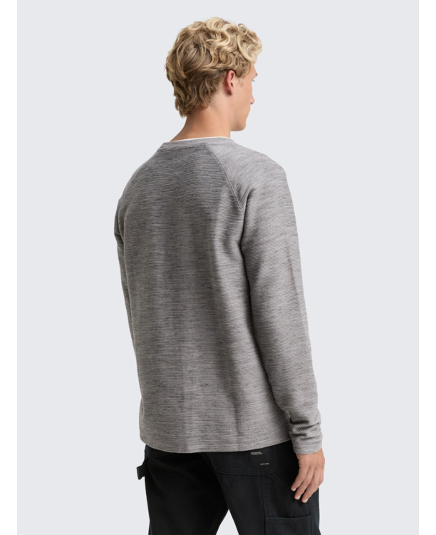 Shirt met lange mouwen en textuur