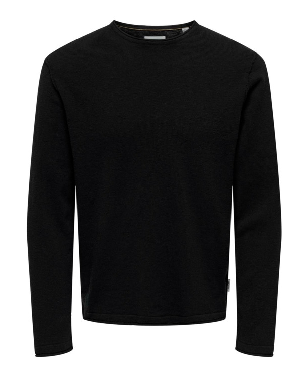 Relaxed Fit Crew Neck Lange Mouwen (L/M) Heren