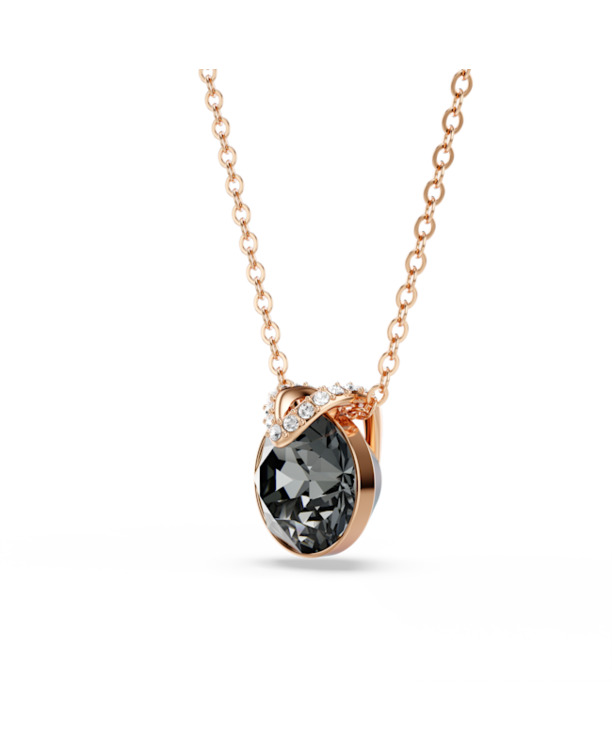 Bella Pendant OU Rose Gold shiny Crystal Silver Night Crystal