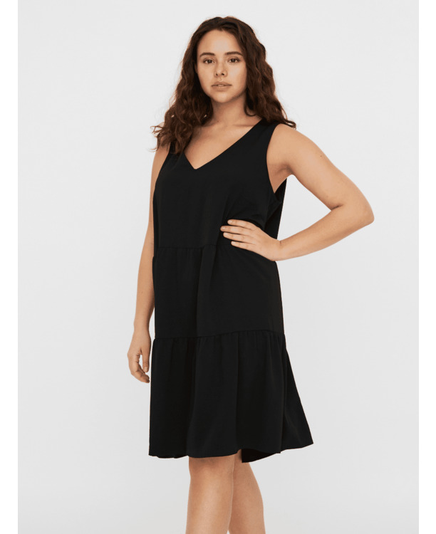 VMOLIVIA SL PEPLUM DRESS GA CURVE
