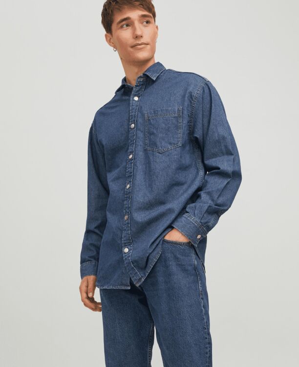 JOROWEN TWILL RELAXED SHIRT LS CBO