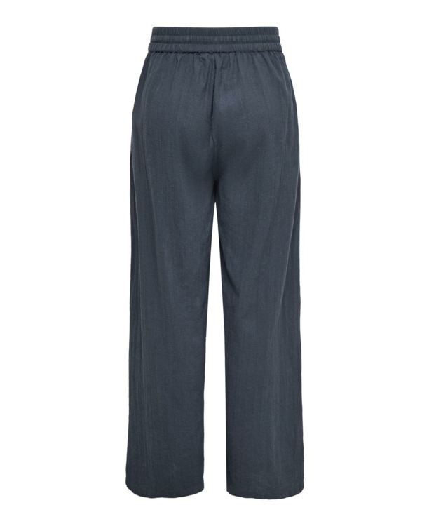 Regular Fit Basic elastische taillebroek met zijzakken