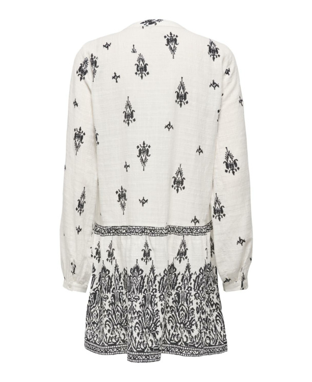 Regular Fit V-Neck Long Sleeves (L/S) Regular fit zomerjurk met lange mouwen