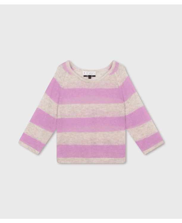sweater thin knit stripes