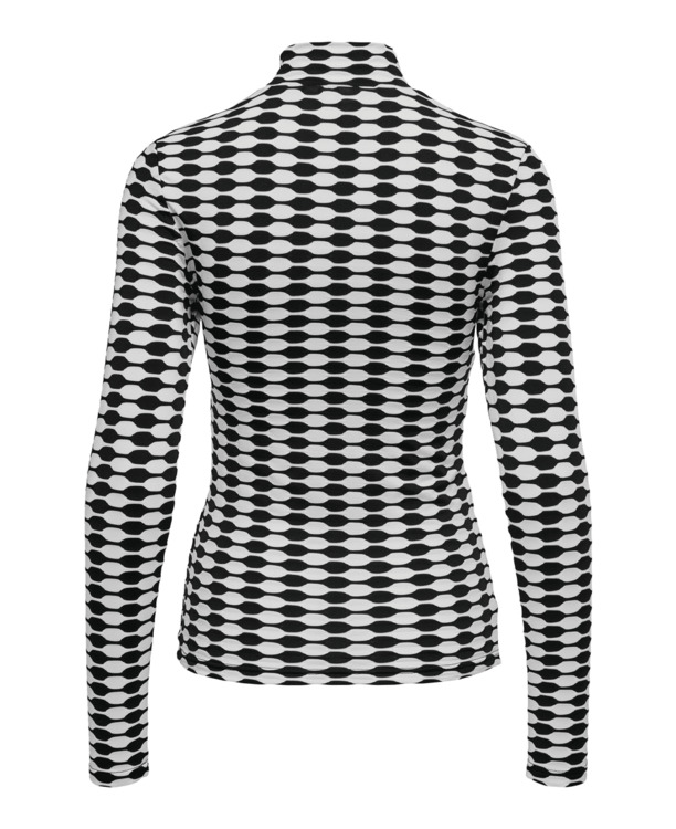 ONLTENNA L/S HIGHNECK CUTOUT TOP BO