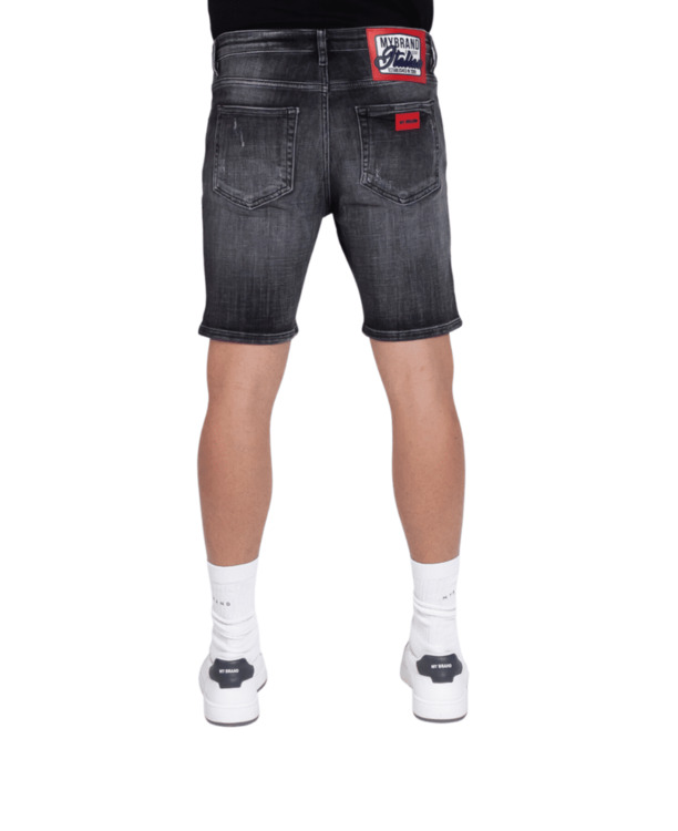 MB SMALLE ZWARTE KORTE JEANS ZWART HEREN