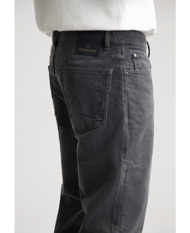 Dstrezzed Heren Faded Ribcord Broek Donkerblauw Gent