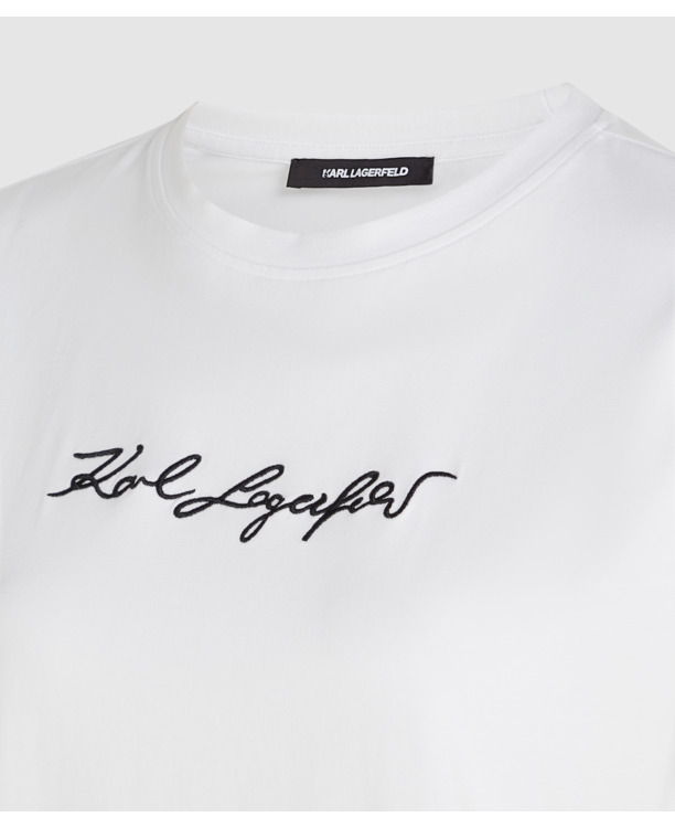 SLEEVELESS SIGNATURE T-SHIRT