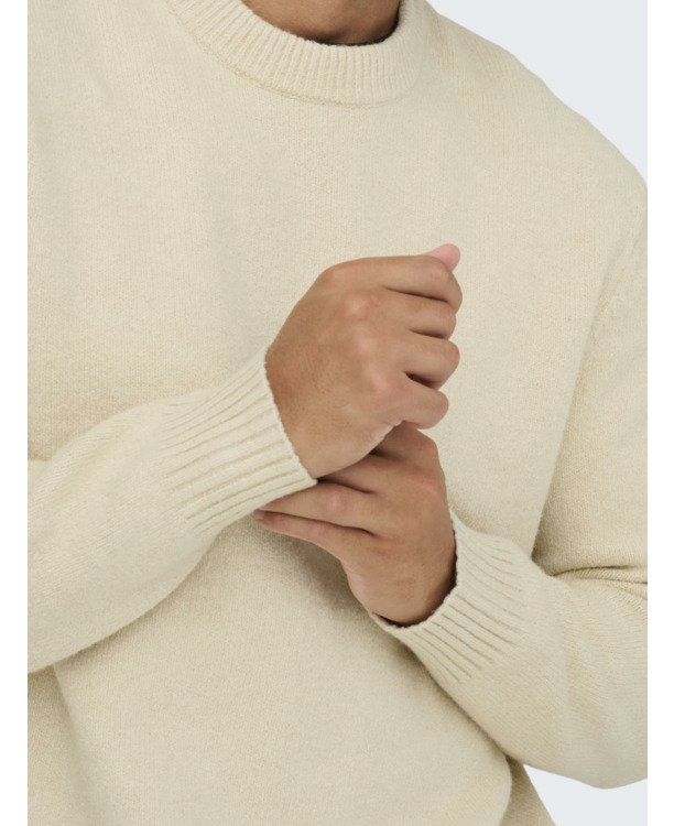 Relaxed Fit Crew Neck Lange Mouwen (L/M) Heren