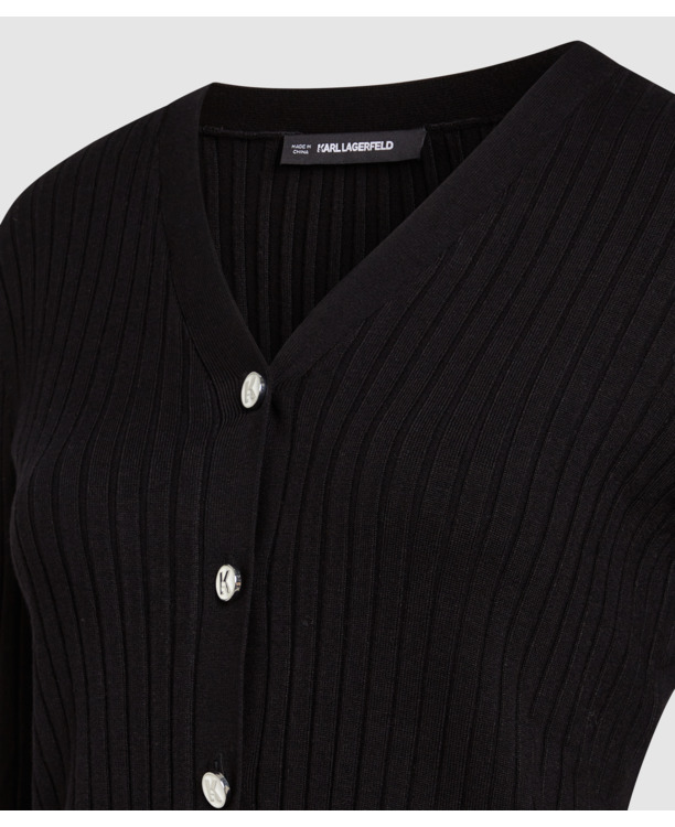 K BUTTON KNIT CARDIGAN