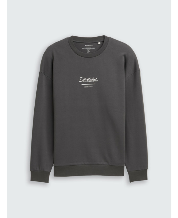 Ontspannen basic sweatshirt