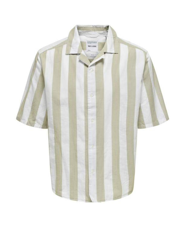 Relaxed Fit Shirt Kraag Korte Mouwen (K/M) Heren