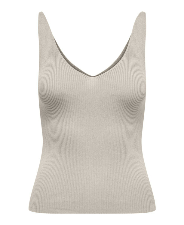 Knit Fit V-Neck Sleeveless (S/L) Gebreide top