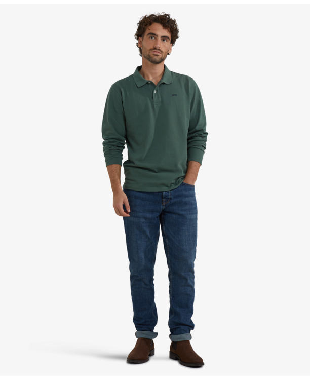 Classic Polo Long Sleeves 100% Cotton Heren