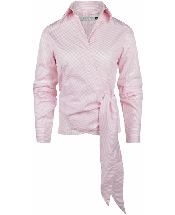 Steppin' Out Wikkel Blouse Julia Streep Roze