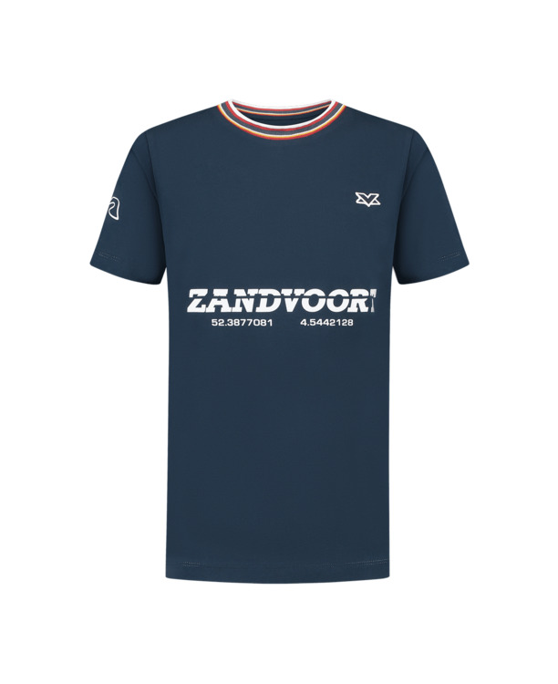 Kids - T-shirt - Navy - MV Official x Zandvoort