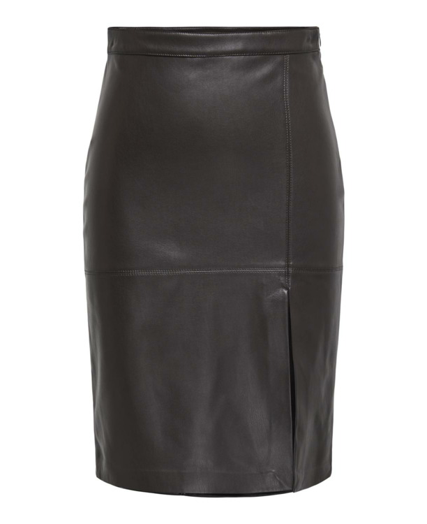 ONLOLINE FAUX LEATHER SKIRT OTW NOOS