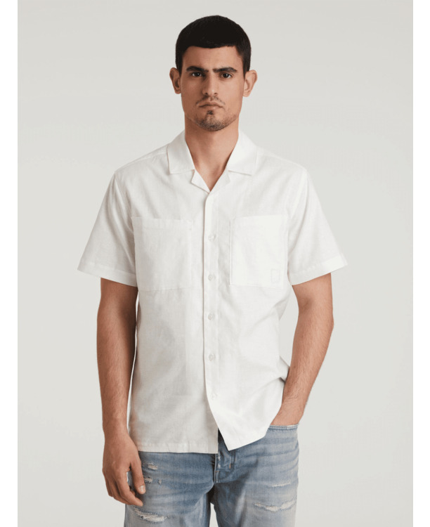 Chasin Heren Korte Mouw Shirts Bizz Linen