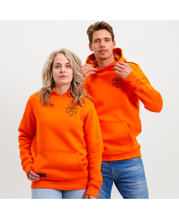 Hoodie - Oranje - Unleash The Lion