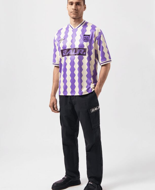 The Club Box Fit Jersey White Swan/Paisley Purple