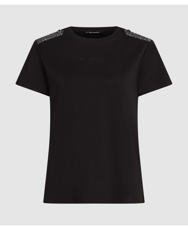 BOUCLE DETAIL T-SHIRT