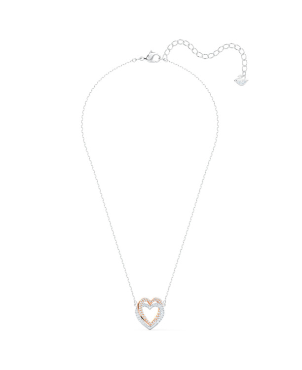 Hyperbola Infinity Necklace Mixed Plating Crystal