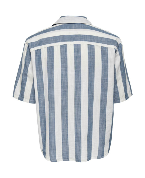 Relaxed Fit Shirt Kraag Korte Mouwen (K/M) Heren