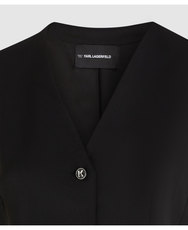K BUTTON TAILORED GILET