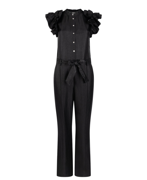 Aaiko Dames jumpsuit zwart viscose
