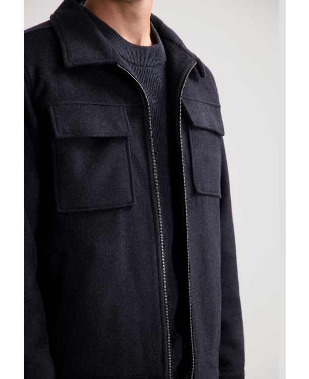 Dstrezzed Heren Wol Jas Colton