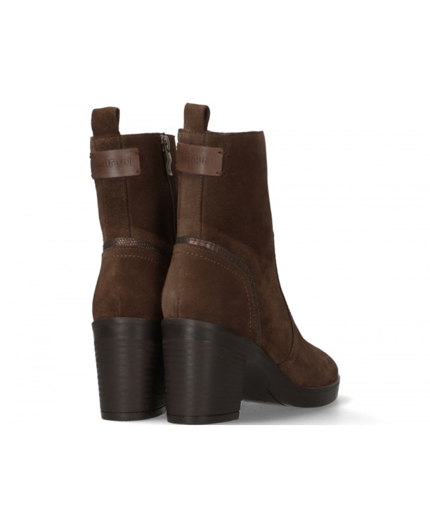 IJdelheid Enkellaarsjes op hak Bruin