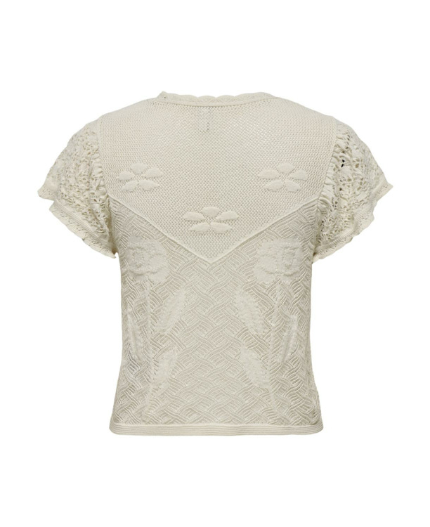 Standard Fit O-Neck Short Sleeves (S/S) Trendy jeugd O-hals mouwloze gebreide top