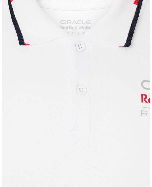 Full colour Logo Polo - Wit - Red Bull Racing