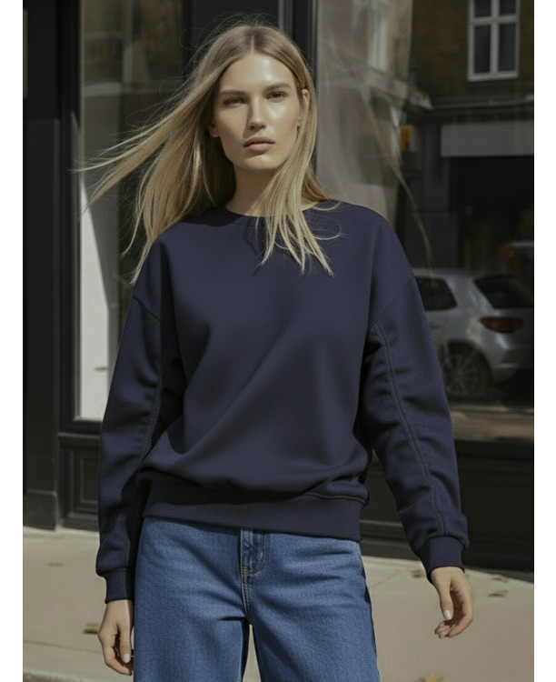 HDMAGGIE GATHERED SLEEVE SWEAT