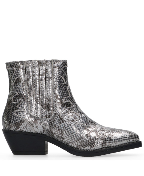 Tessy Cowboylaarzen Zilver